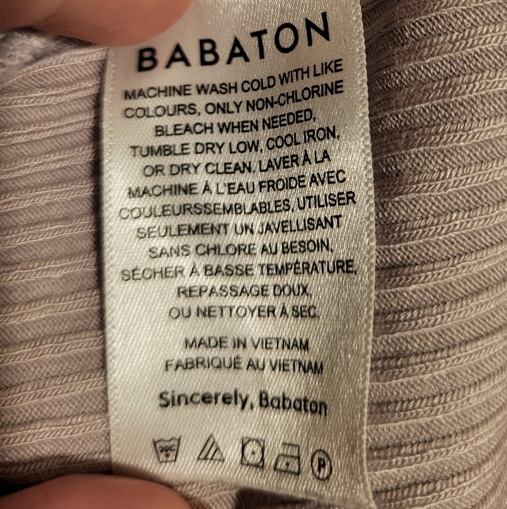 Babaton Ribbed Lavender Bodysuit - Picture 4 of 5